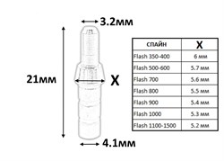 Пин-нок адаптер Centershot 4.2мм для лучных стрел Flash 2089 - фото 5607