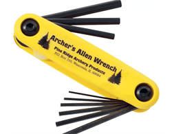 Набор дюймовых ключей Pine Ridge Archer's Allen Wrench Set 3450007 - фото 6934