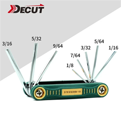 Набор дюймовых ключей Decut Allen 2646 - фото 6937