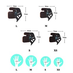 Напальчник для стрельбы из лука BICASTER CUA Finger Tab LH CUAFTlh
